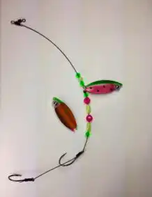 Watermelon Glow Single Blade Wire Harness with Copper backing