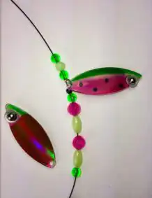 Watermelon Glow Single Blade Wire Harness with Copper backing