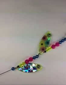 Wonder Bread Double Blade Wire Harness with Shattered Glass backing