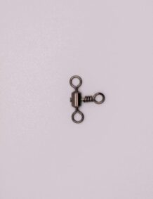 Quality fishing tackle swivel for smooth line rotation.