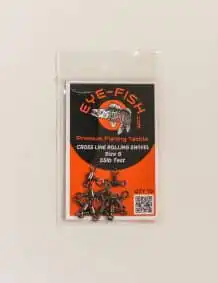 Quality fishing tackle with crossline rolling swivel for anglers.